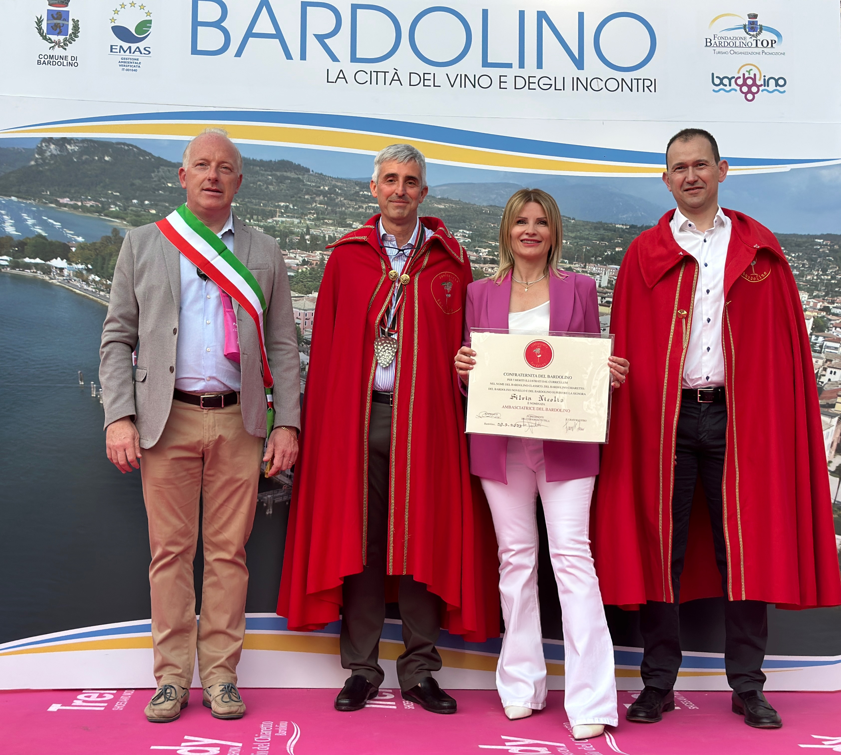 Silvia Nicolis Ambasciatrice del vino Bardolino